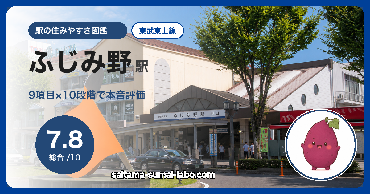ふじみ野駅(埼玉県)の街並み