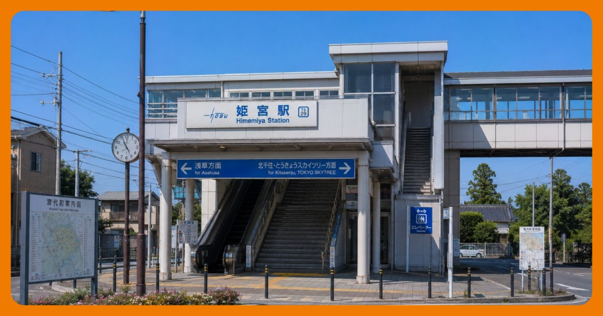 姫宮駅の風景