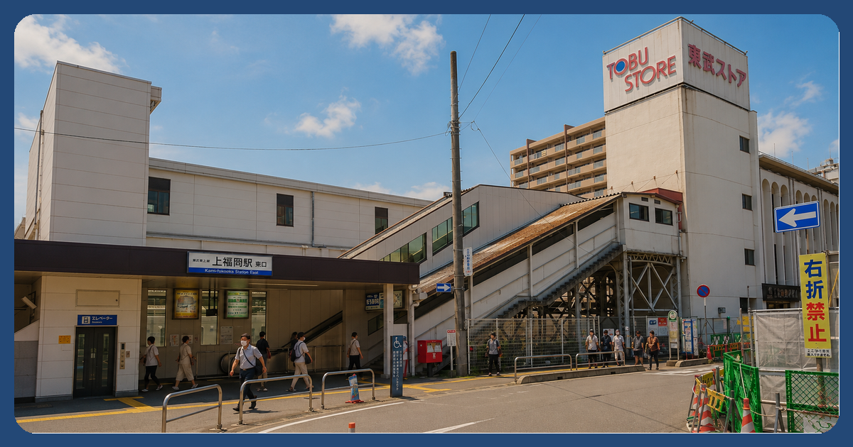 上福岡駅の風景