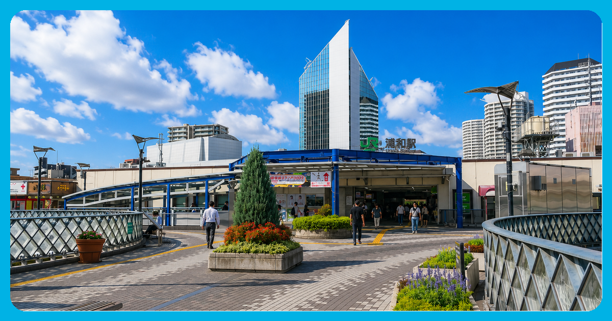 川口駅の風景