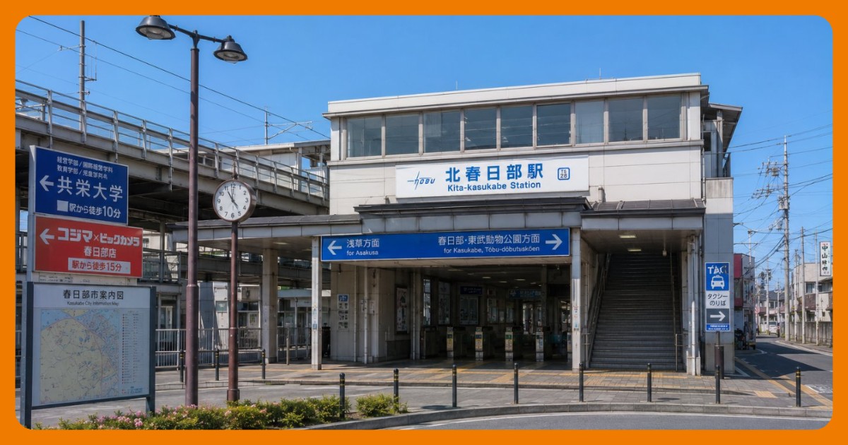 北春日部駅の風景