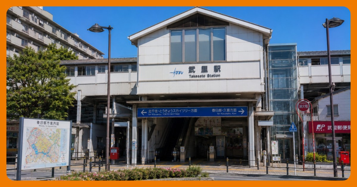 武里駅の風景