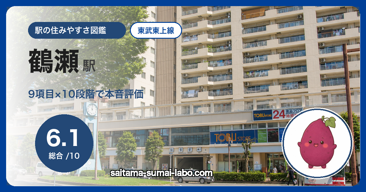 鶴瀬駅（埼玉県）の街並み