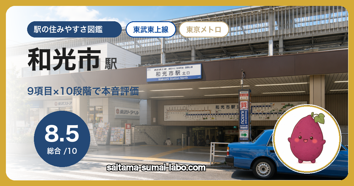 和光市駅(埼玉県)の街並み