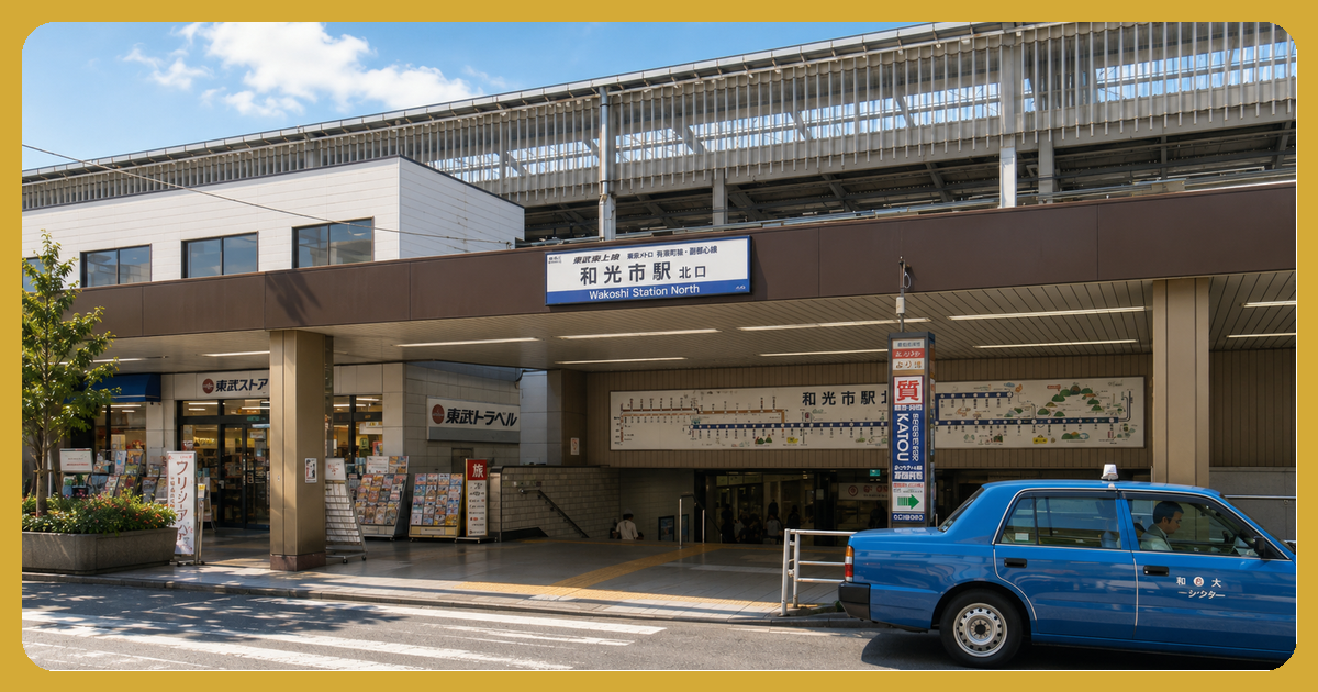 和光市駅の風景