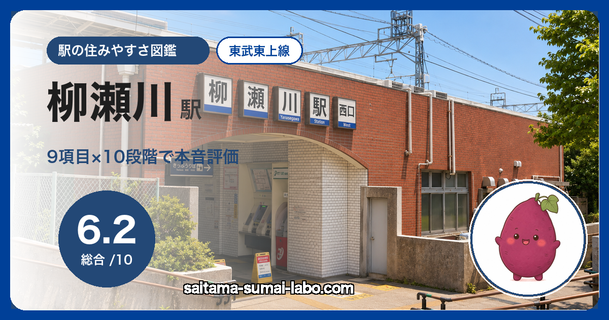 柳瀬川駅(埼玉県)の街並み