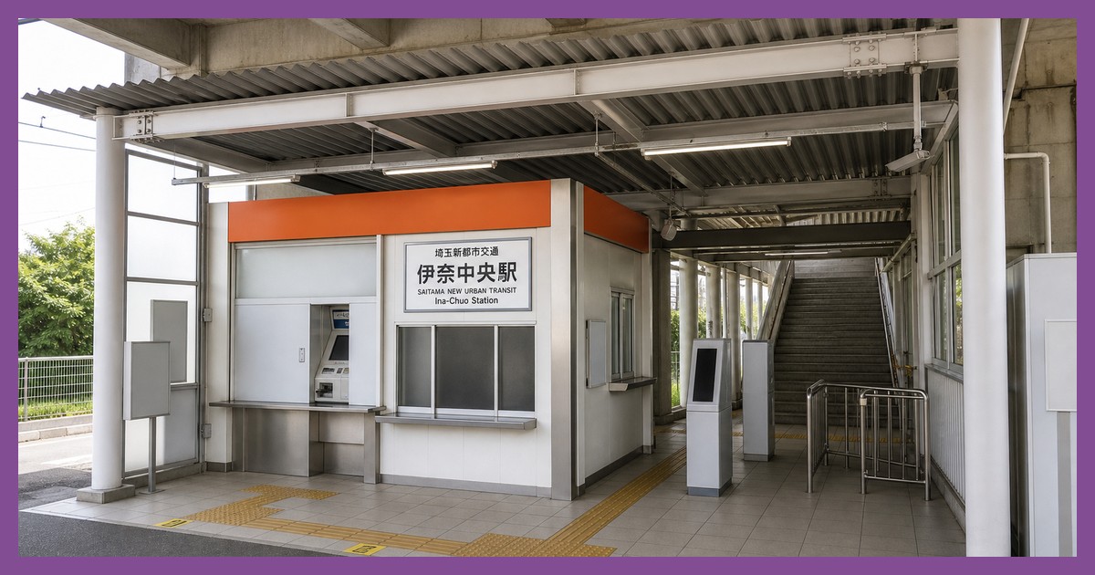 伊奈中央駅の風景
