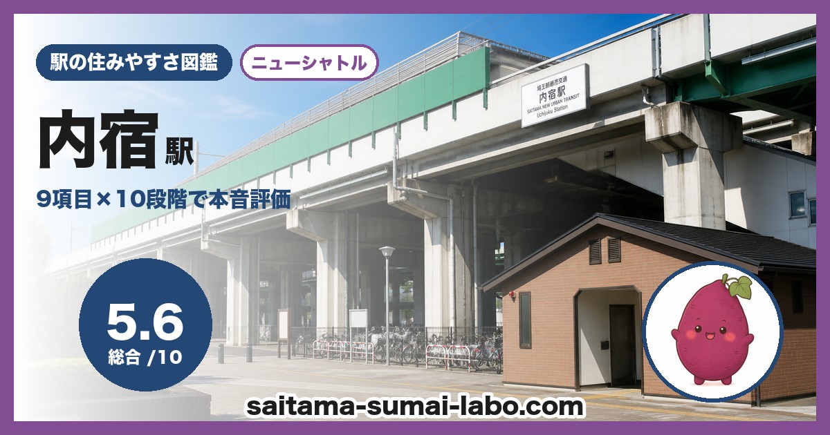 内宿駅(埼玉県)の街並み