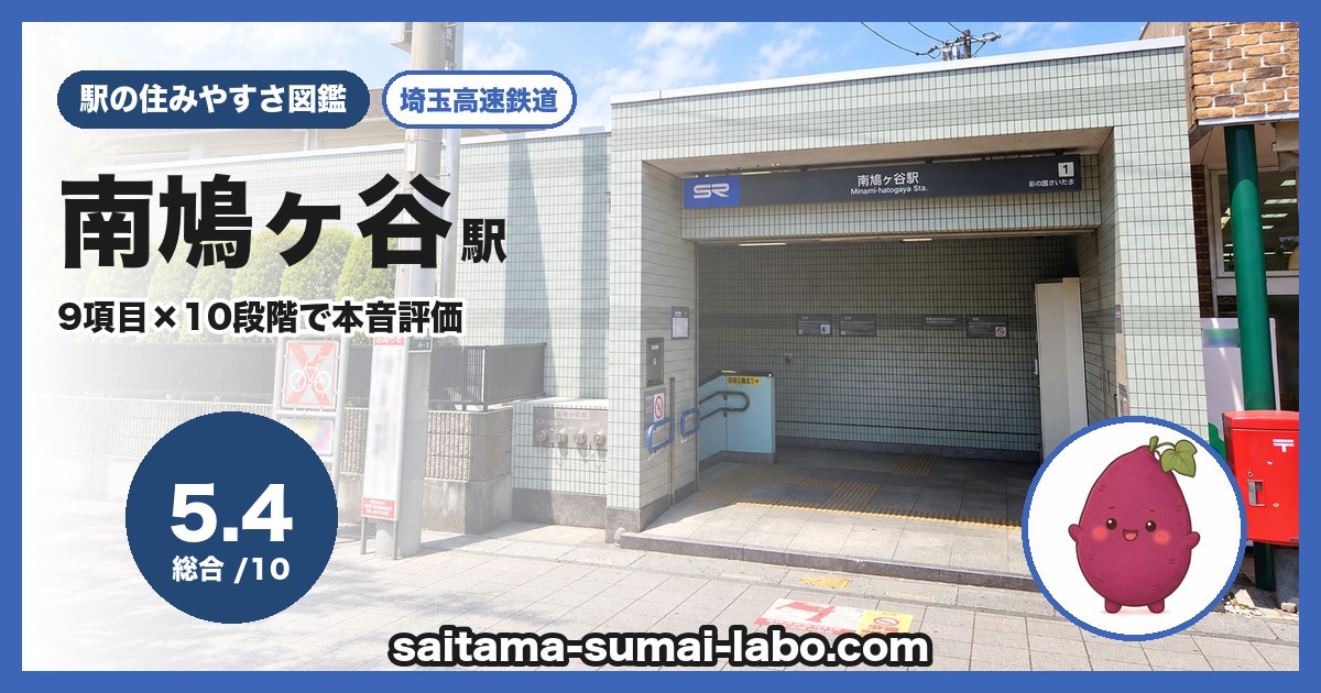 南鳩ヶ谷駅(埼玉県)の街並み