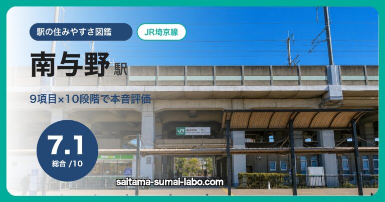 南与野駅