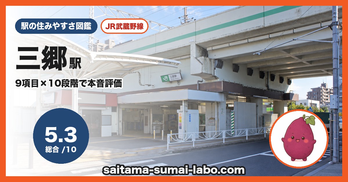 三郷駅(埼玉県)の街並み