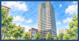 パークサイドタワー コスモ川口ステーションフロントの外観イメージ
