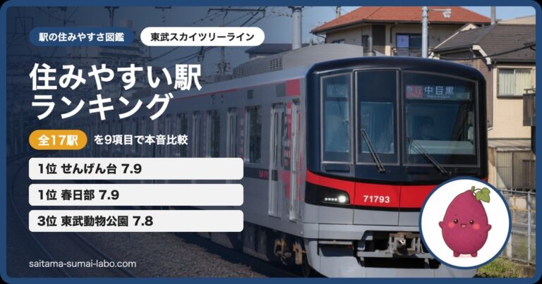 東武スカイツリーラインランキング
